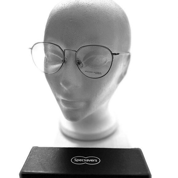 Never worn - William Morris eyeglasses reading glasses frame rose gold and white - Picture 2 of 2